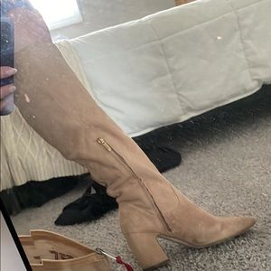 Sam Edelman Knee-high Nude/Light Brown Boots